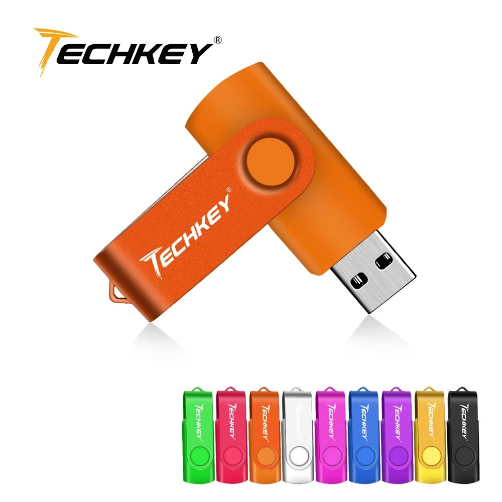 Usb флеш-накопитель Techky флешка Techkey на 32 ГБ 4 8 16 usb-накопитель 100% реальная емкость usb 2