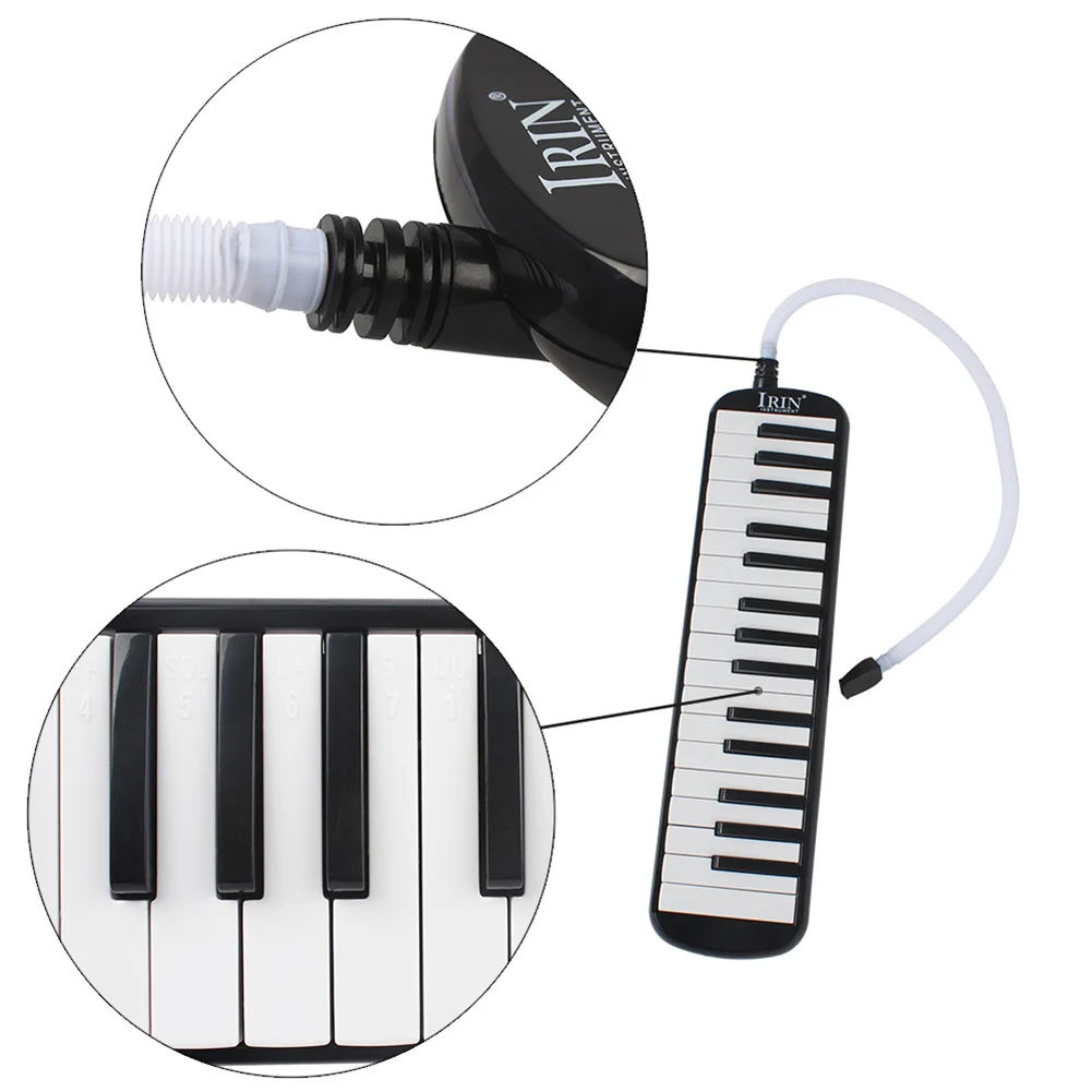 32 Key Melodica with Carrying Bag Musical Instrument for Music Lovers Beginners Gift Exquisite Workmanship Deluxe Case |