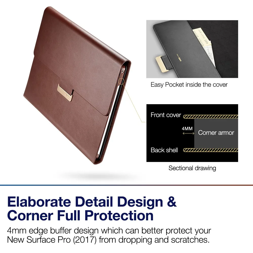 

ESR Surface Pro 2017/ Pro 4 2015 Folio Stand
