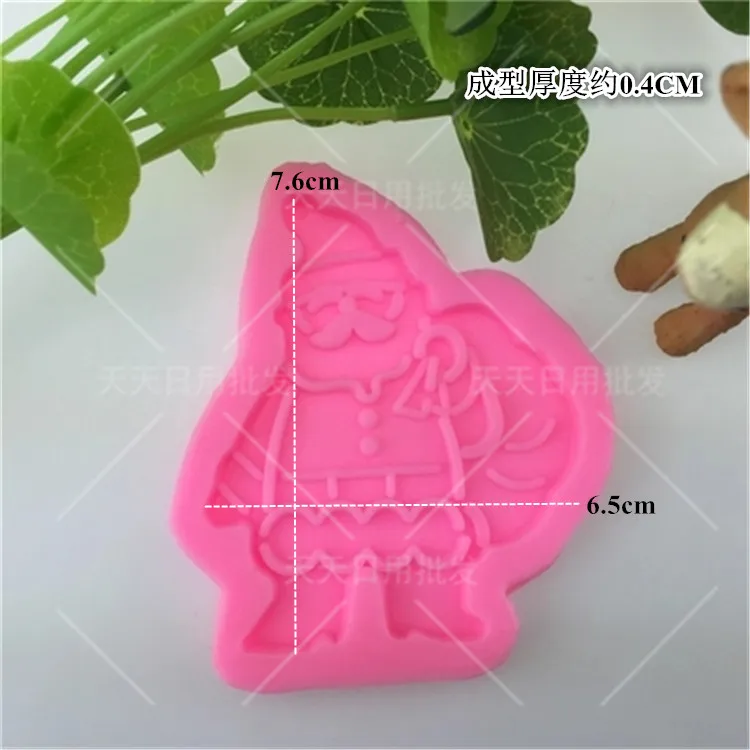 1 шт. силиконовые формы в форме Санта Клауса для помадки инструменты украшения