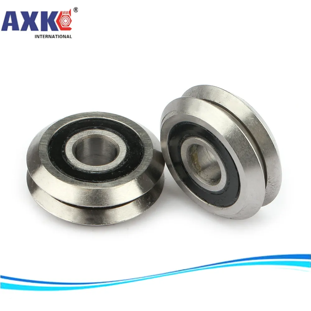 

high quality RM2-2RS / W2X 9.525*30.73*11 mm v wheeles W Groove Sealed Ball Bearing W2ZZ RM2ZZ W2-2RS