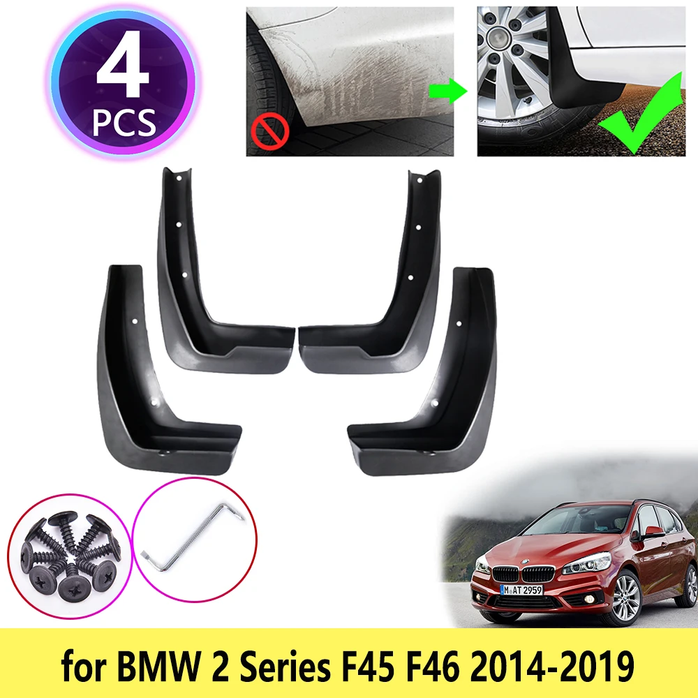 

Для BMW 2 серии F45 F46 Gran Active Tourer 2014 ~ 2019 брызговики на крыло брызговики автомобильные аксессуары 2015 2018