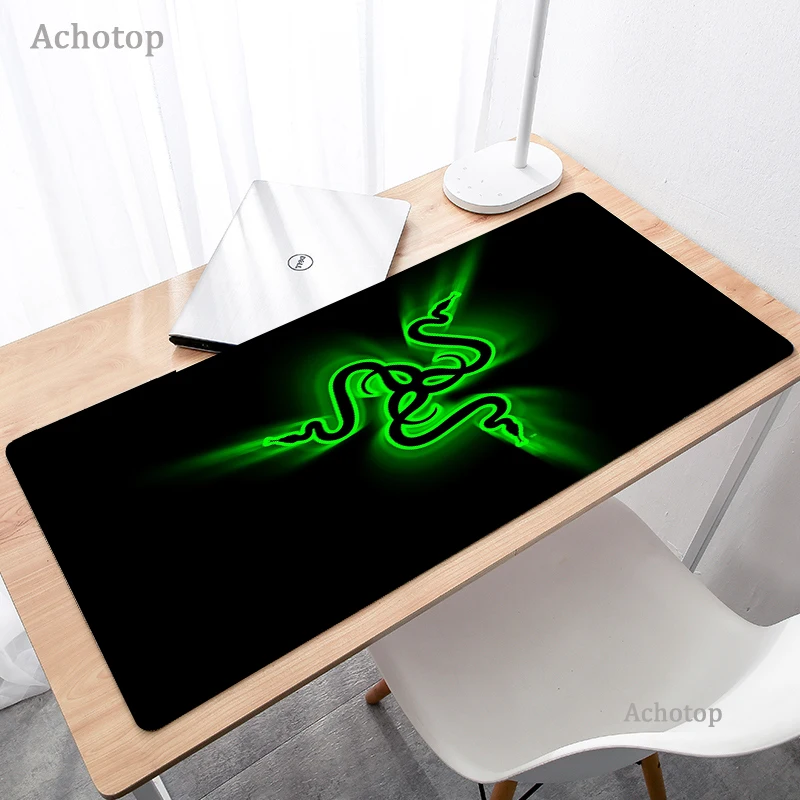 

Razer Mouse Pad Anime Gaming Accessories Large Mousepad Gamer PC Computer Keyboard Desk Mat Tappetino Valorant Rug Mousemat xl