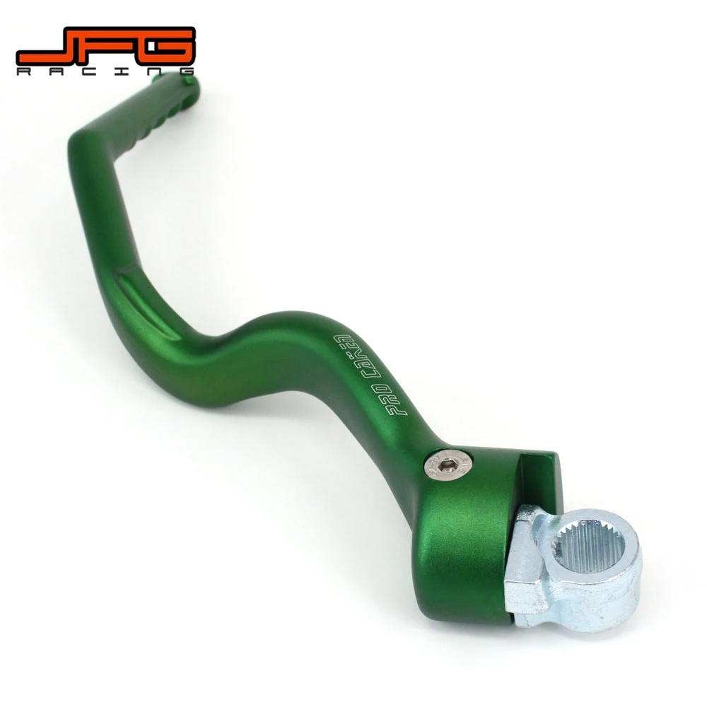 Мотоцикл с ЧПУ Новый кованый стартовый рычаг стартера педаль для KAWASAKI KXF250 KX250F KXF