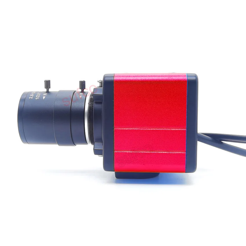 HD 5-50 мм 2 8-12 объектив Ручной варифокальный зум записывающая видеокамера в