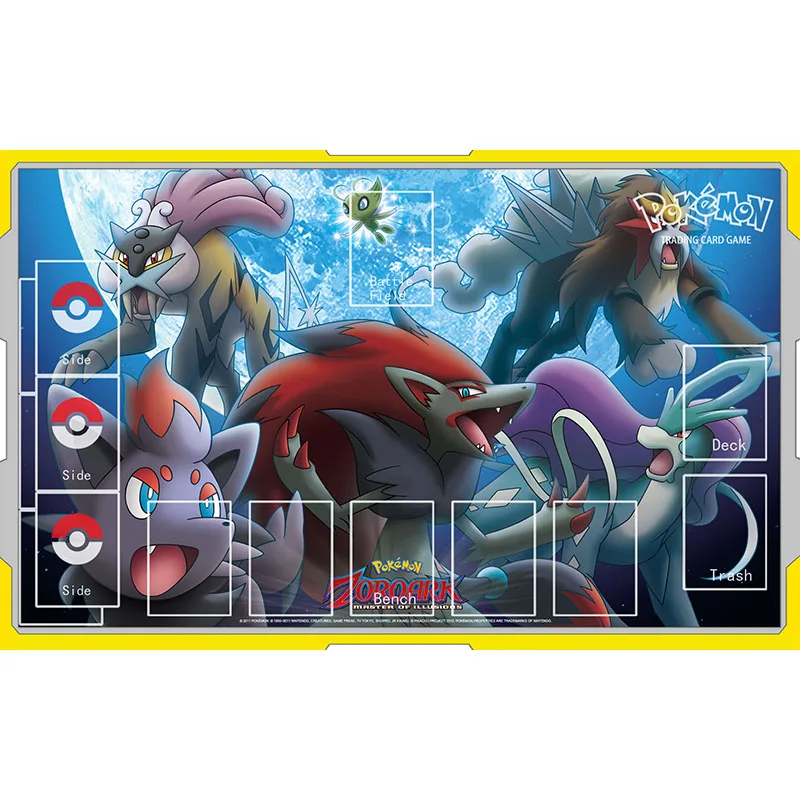 Игровой коврик Pokemon Card, коврик для мыши, подарки, Suicune Entei  Raikou, животное, Лев, тигр, рисунок - купить по выгодной цене | AliExpress