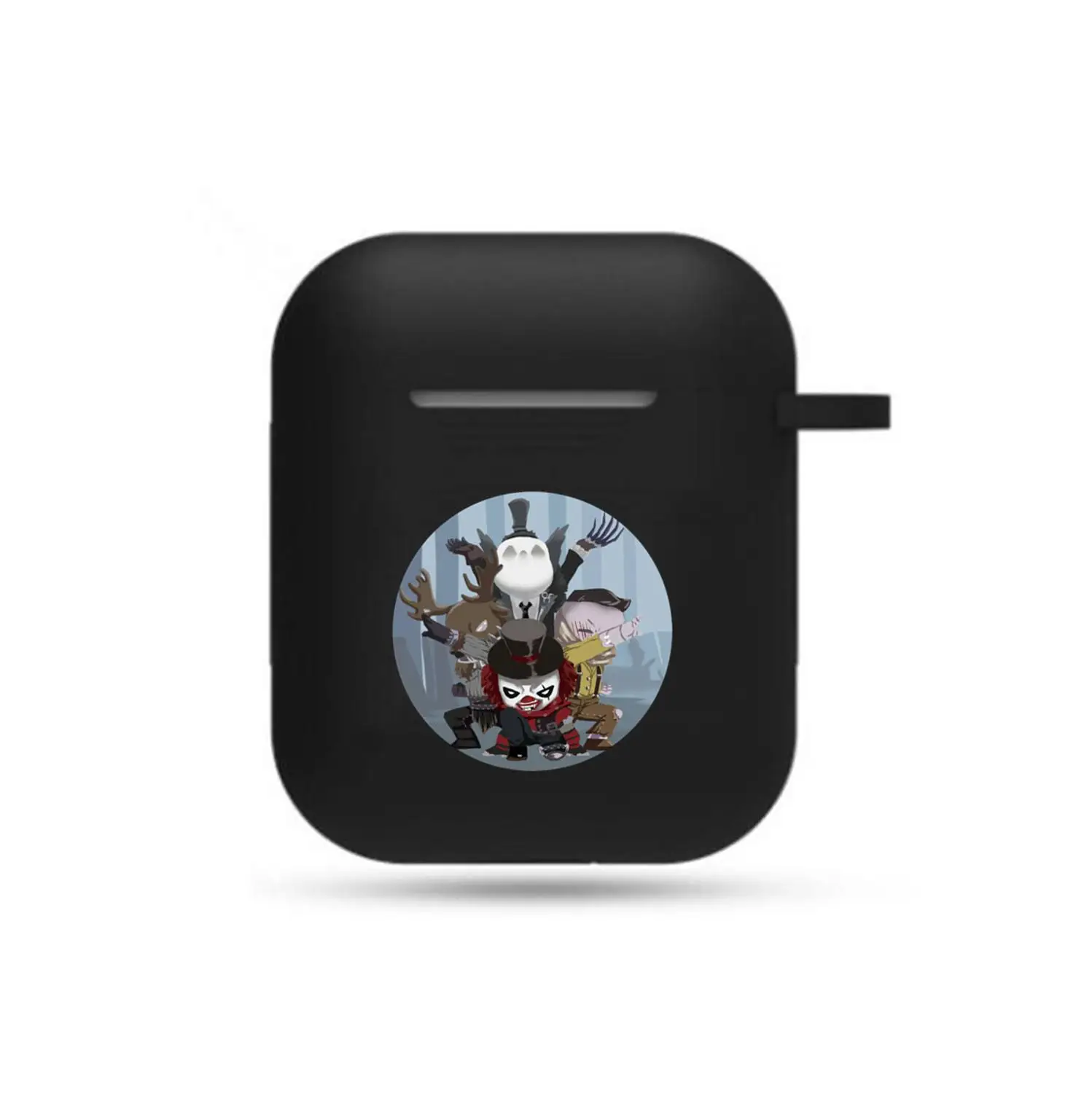 

Защитный чехол для наушников Airpods, Bluetooth, черный, в стиле аниме Identity V чехол для гарнитуры наушников