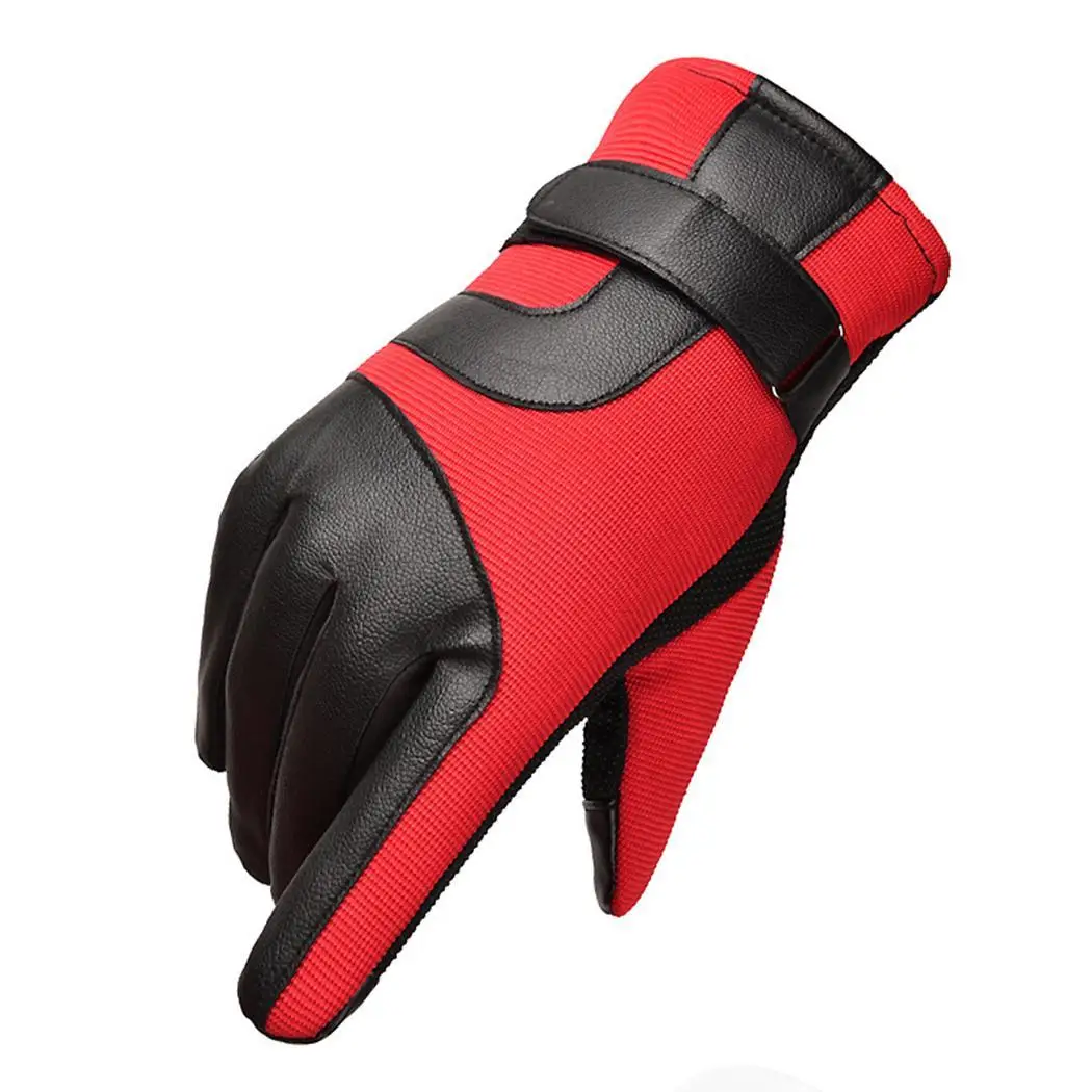 Уличные зимние велосипедные утолщенные теплые спортивные лыжные перчатки с