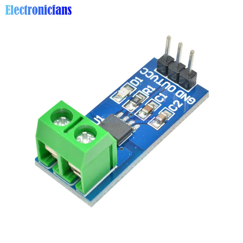 Дизайн 5A Диапазон тока модуль датчика ACS712 модуль для Arduino модуль