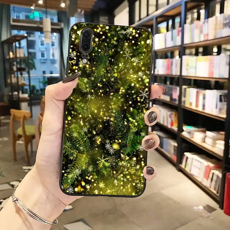 

Merry Christmas happy new year Phone Case For Huawei honor Mate P 10 20 30 40 Pro 10i 9 10 20 8 x Lite