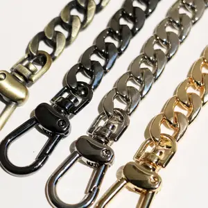 16mm Wide Bag Strap Diy 40cm-140cm Gold, Silver, Gun Black Replacement  Metal Chain Handles Shoulder Straps For Handbags, Bags - Bag Parts &  Accessories - AliExpress