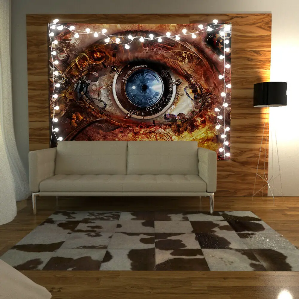 Гобелен в стиле Фэнтези глаз искусство настенный подвесной диван стол покрывало
