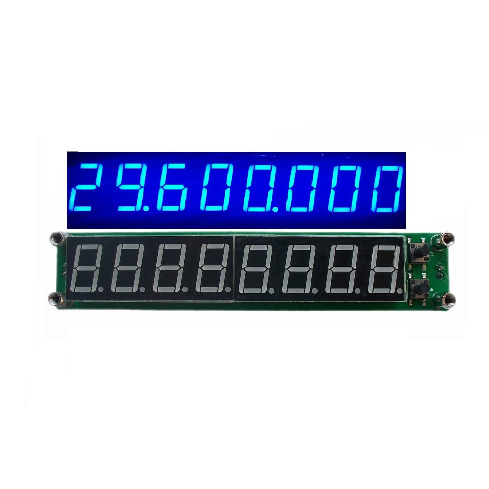 8 digits 0.56&quotLED 0.1MHz ~ 60MHz 20MHz 2.4GHz Digital Frequency Counter Meter Tester Cymometer LED Display RF Signal Input |