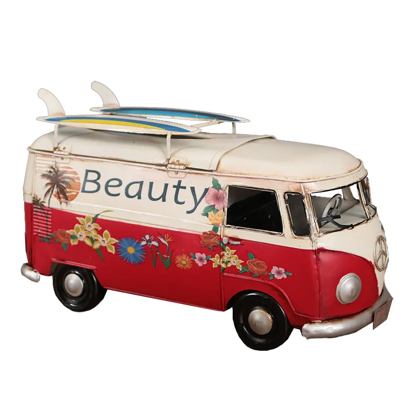 

American retro creative napkin drawer tissue box Car van bus models Bar Restaurant Hotel home living room decoration ornaments
