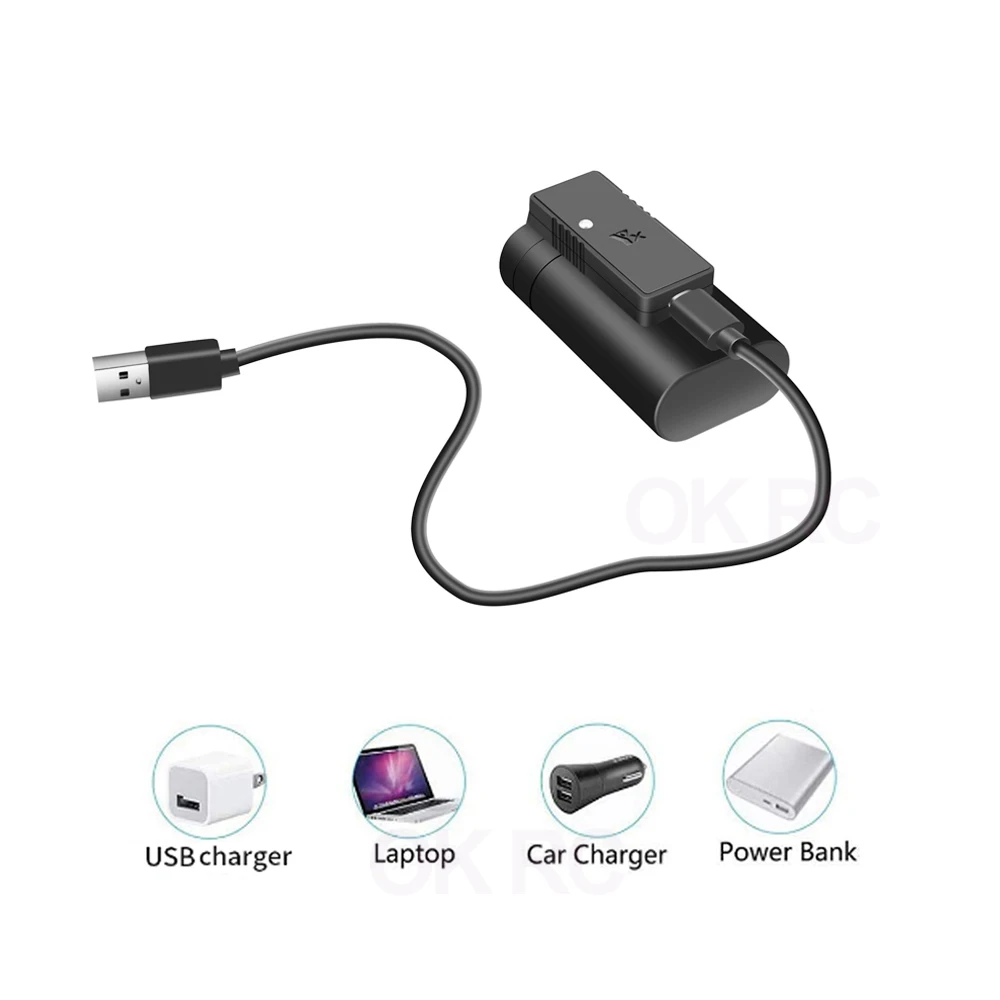 5V 3A USB Charging Adapter QC 3.0 Type C Fast Charger for DJI Mavic Mini MB2-2400 Intelligent Flight Battery 8.4V 1.6A Output |