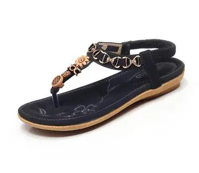 

BEYARNE Fast delivery Women sandals 2021 soft PU leather Rhinestone sandals women Summer fashion flip flops sandals women shoes