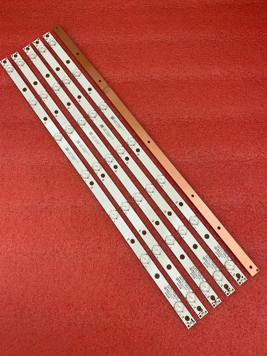 Светодиодная лента 15 шт./лот для подсветки 32PFS6401 флэш 32PHS5301 LB32080 V0 32LH500D GEMINI 01P26 01N18