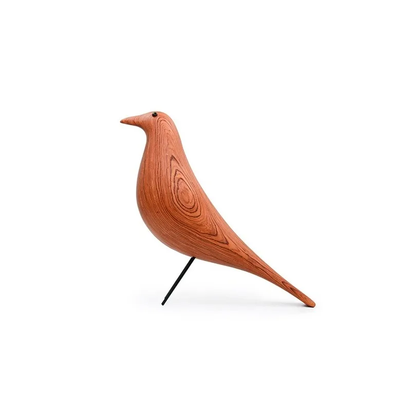 Handmade Wooden Peace pigeon Sculptures bird Figurine Home Decor Modern Living Room Decoration Accessories Wood Craf | Дом и сад