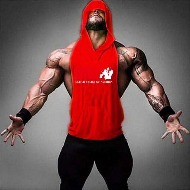 Принт супергероев мужская хлопковая майка для бодибилдинга тренировочная