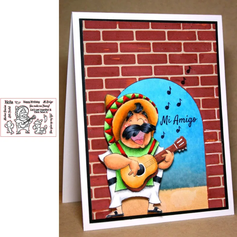 Штамп прозрачный силиконовый для скрапбукинга сделай сам|Штампики| |