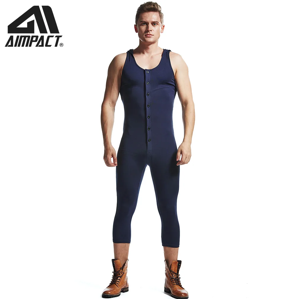 Мужской цельный комбинезон пижама на молнии спортивная одежда боди со шлейфом