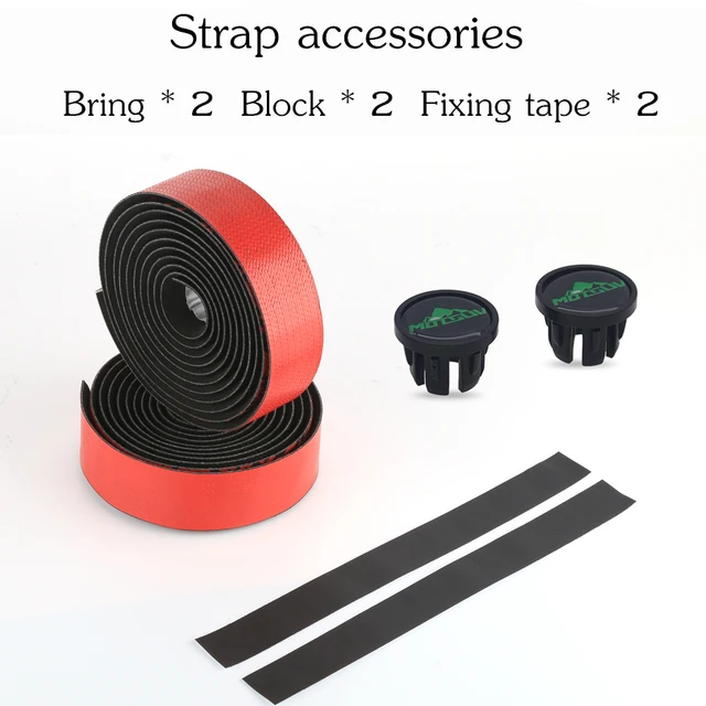 MOTSUV Bicycle Handlebar tape Road bike Camouflage handle belt warp with bar plugs 1 pair PU+EVA racing Grip bicycle Accessories 6