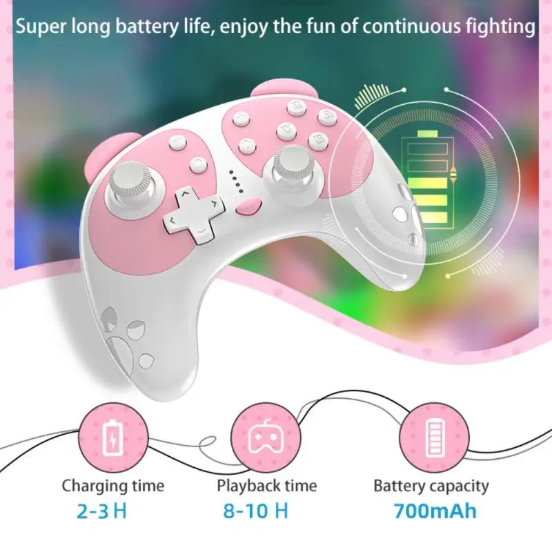 Беспроводной Bluetooth-совместимый геймпад панда консоль пульт дистанционного