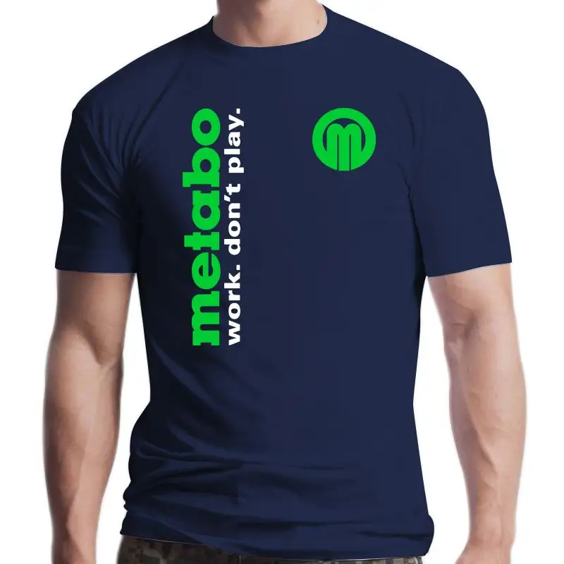 

New 2021 Metabo T Shirt Logo Tee Mens Black White Mens Tshirt S 2Xl