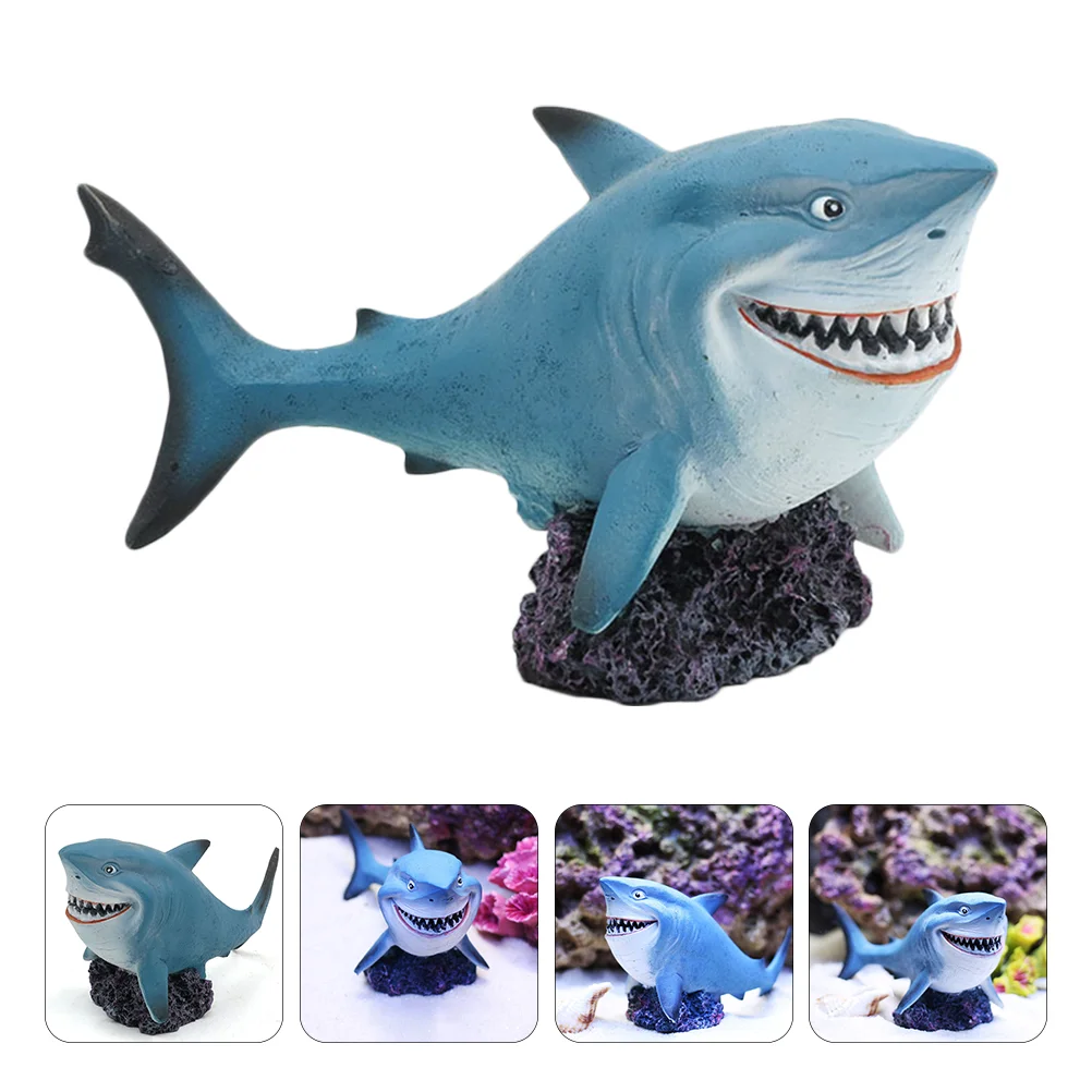 

Fish Tank Shark Resin Fish Tank Decor Aquarium Ornament Fish Tank Ornament