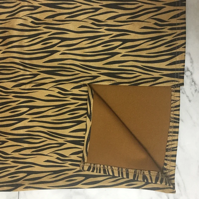 REALEFT осенне зимние замшевые винтажные юбки карандаш средней длины с волнистым