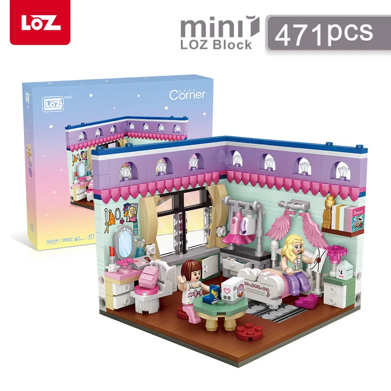 LOZ MOC мини конструктор домашние строительные блоки игрушки для гостиной модель