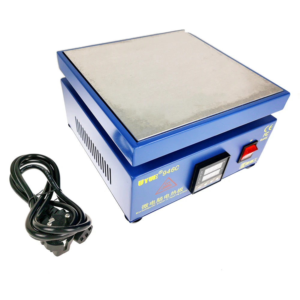 UYUE 946C Heating Station Electronic Hot Plate Maintenance Preheating Platform For BGA PCB SMD Phone LCD Touch Screen Repair