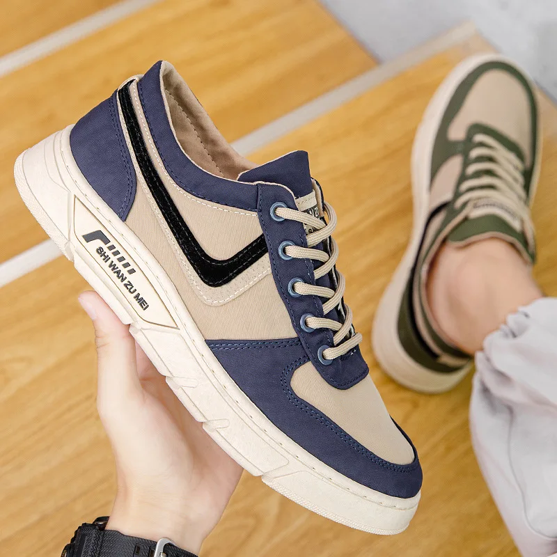 

Summer New Men's Casual Shoes Trend Men's Shoes Breathable Ice Silk Umbrella Board Shoes Sports Shoes