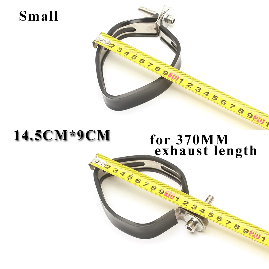 Мотоциклетная выхлопная труба из углеродного волокна зажим сталь Резина