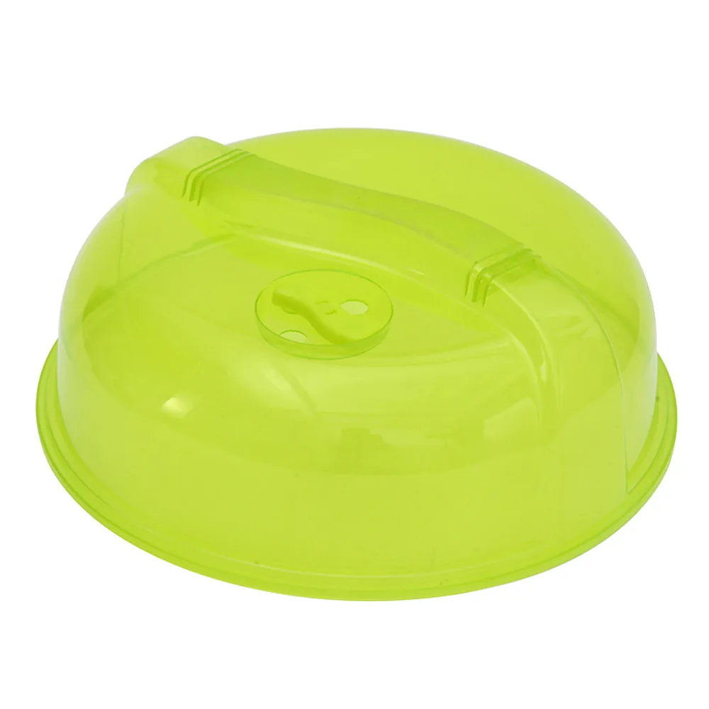 Microwave Food Cover Plate Vented Splatter Protector Clear Kitchen Lid Safe Vent Dustpoof Tool | Дом и сад