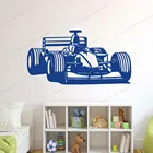 Съемный постер наклейка на стену для подростков F1 гоночная фотография автомобиль Съемная наклейка для комнаты винил для мальчиков cx114