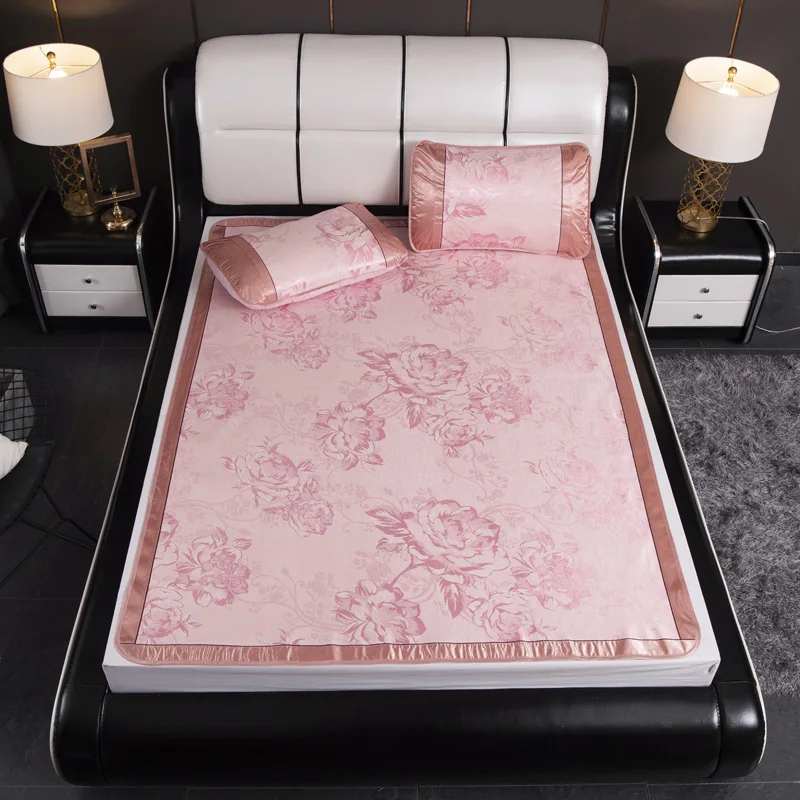 

New Summer Sleeping Rattan Pad Cooling Mattress Topper Pad Double-Sided FoldingSmooth Air Conditioning Mat