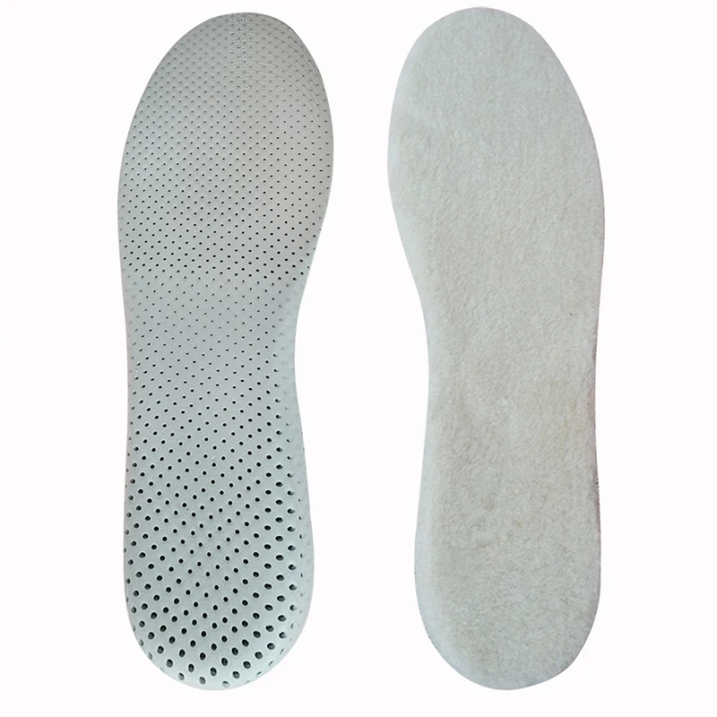 Стельки для увеличения роста зимние теплые шерстяные войлочные стельки из