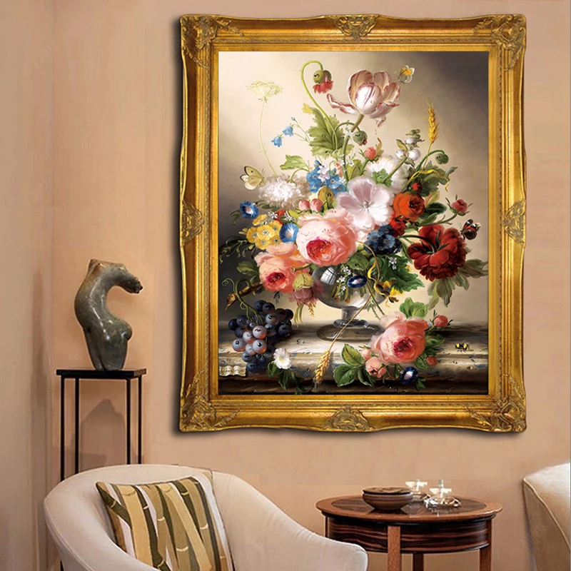 Вышивка крестиком для рукоделия полный набор вышивки винными стеклами розами