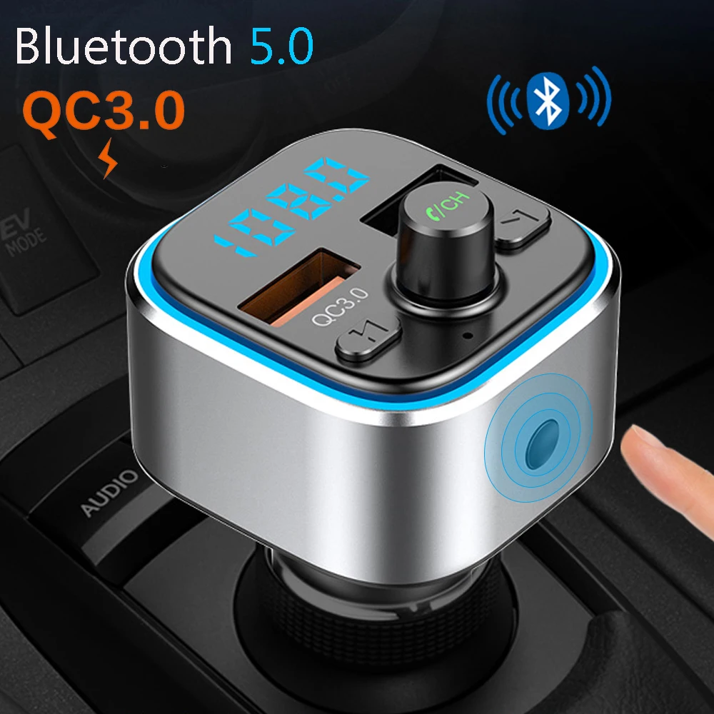 JINSERTA Автомобильный MP3 плеер FLAC музыка Bluetooth 5 0 приемник fm передатчик быстрая QC3.0