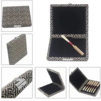 6pcs lightweight oboe reeds storage box solid wooden silk reed box oboe reeds protector instrument box accessories