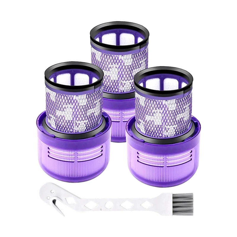 

3 Pcs Replacement Filters for Dyson V11 Cyclone Animal Absolute Total Clean Cordless Vacuum Cleaner with Cleaning Brush