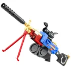 Пистолет-автомат M249 Electric Burst игрушечный пистолет с мягкими пулями, пневматический, для мальчиков, с пулями