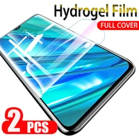 2pcs for realme 8 pro hydrogel film screen protectors for oppo realme 8 7 6 pro smart phone full cover protective film not glass