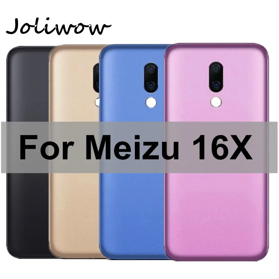 Металлическая задняя крышка батарейного отсека для Meizu 16X M872Q M872H + объектив камеры