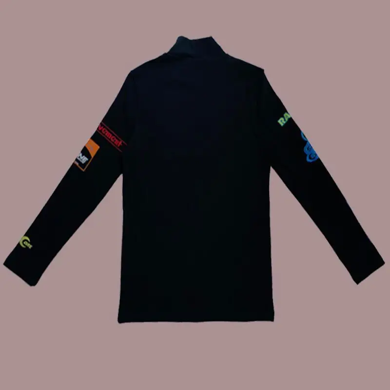 

2021 New Autumn Winter Fashion Classic Print Base Shirt Brand Luxury Design Casual Versatile Tight Short Sleeve T-shirt M2