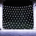 3x2 м 6x4 м светодиодный сетчатый светильник s Наружный сетчатый светильник Настенный фон подвесная гирлянда Рождественская оконная занавеска сосулька светильник
