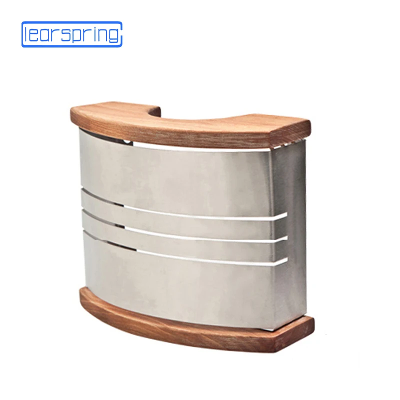 5 pcs Silver A21107 Высокое качество сауна комната абажур для лампы с металлическим каркаксом из нержавеющей стали и деревянная уголовая стеклянный абажур света крышка для сухая сауна аксессуары - Цвет: 5 pcs Silver A21107