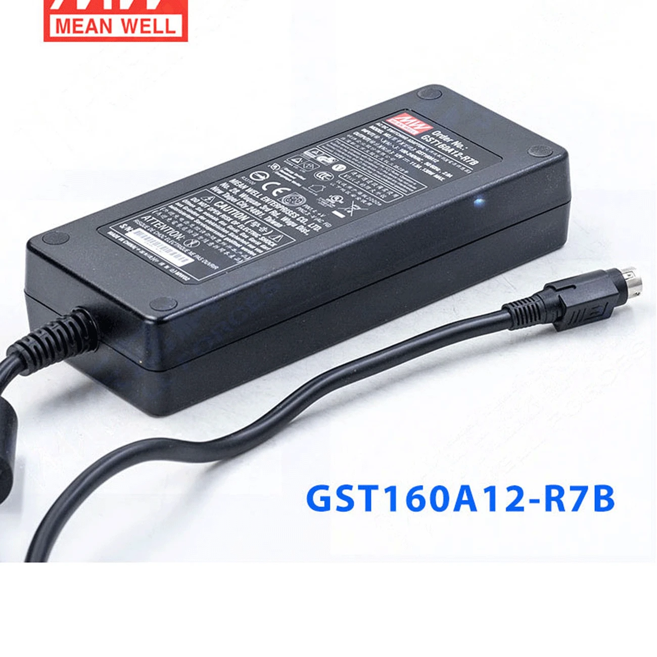 

nice MEAN WELL 2Pack GST160A12-R7B 12V 11.5A meanwell GST160A 12V 138W AC-DC High Reliability Industrial Adaptor