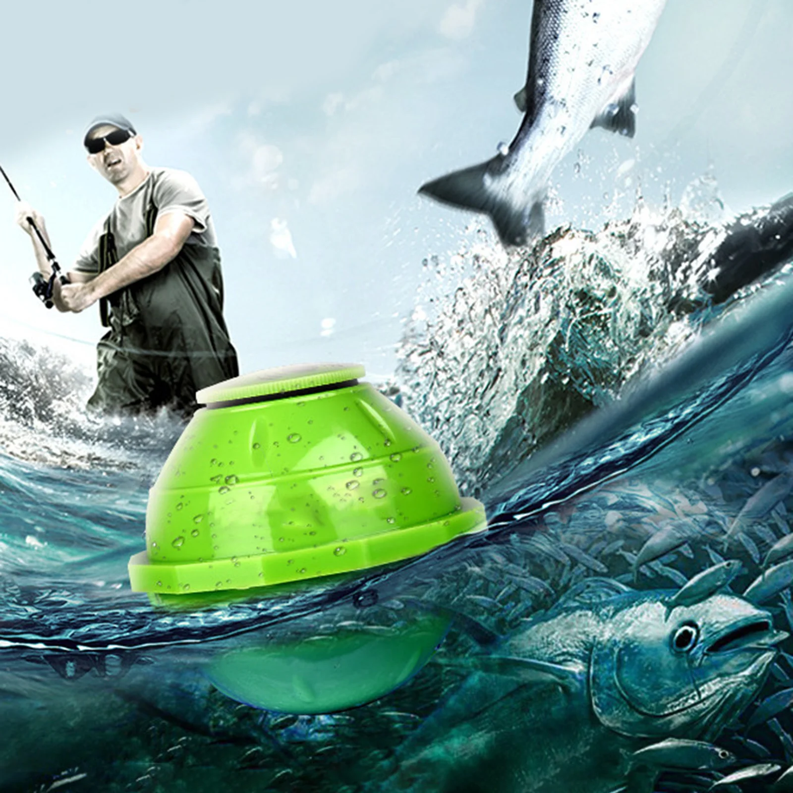 Smart sonar WiFi wireless portable fish detector visual fishing device compatible with IOS Android xr-hot | Спорт и развлечения